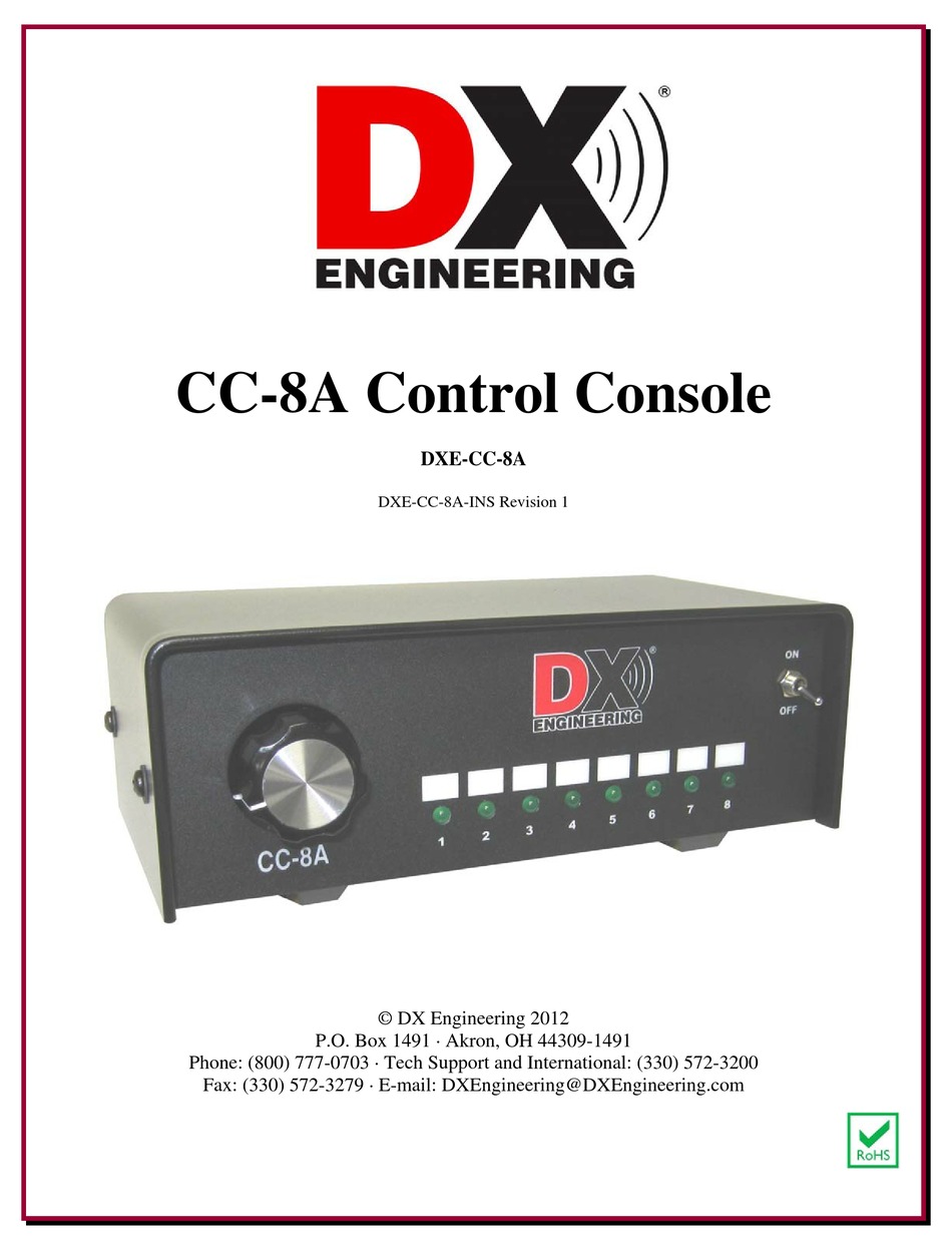 DX ENGINEERING DXE CC 8A USER MANUAL Pdf Download ManualsLib dx-engineering-dxe-cc-8a-user-manual-pdf-download-manualslib