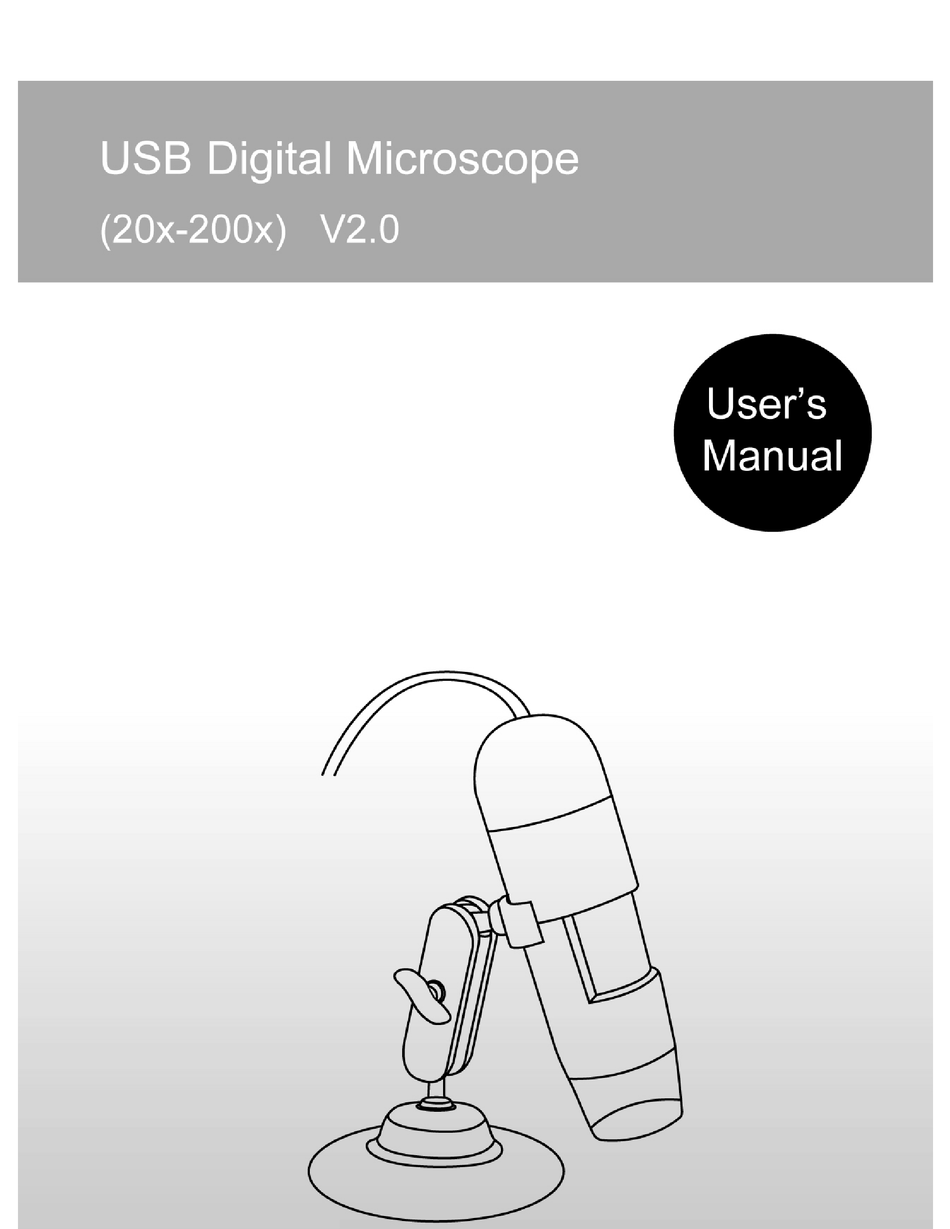 TQC USB DIGITAL MICROSCOPE USER MANUAL Pdf Download ManualsLib