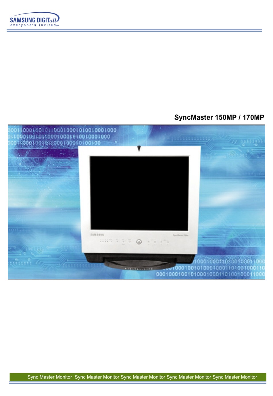 samsung syncmaster 150mp