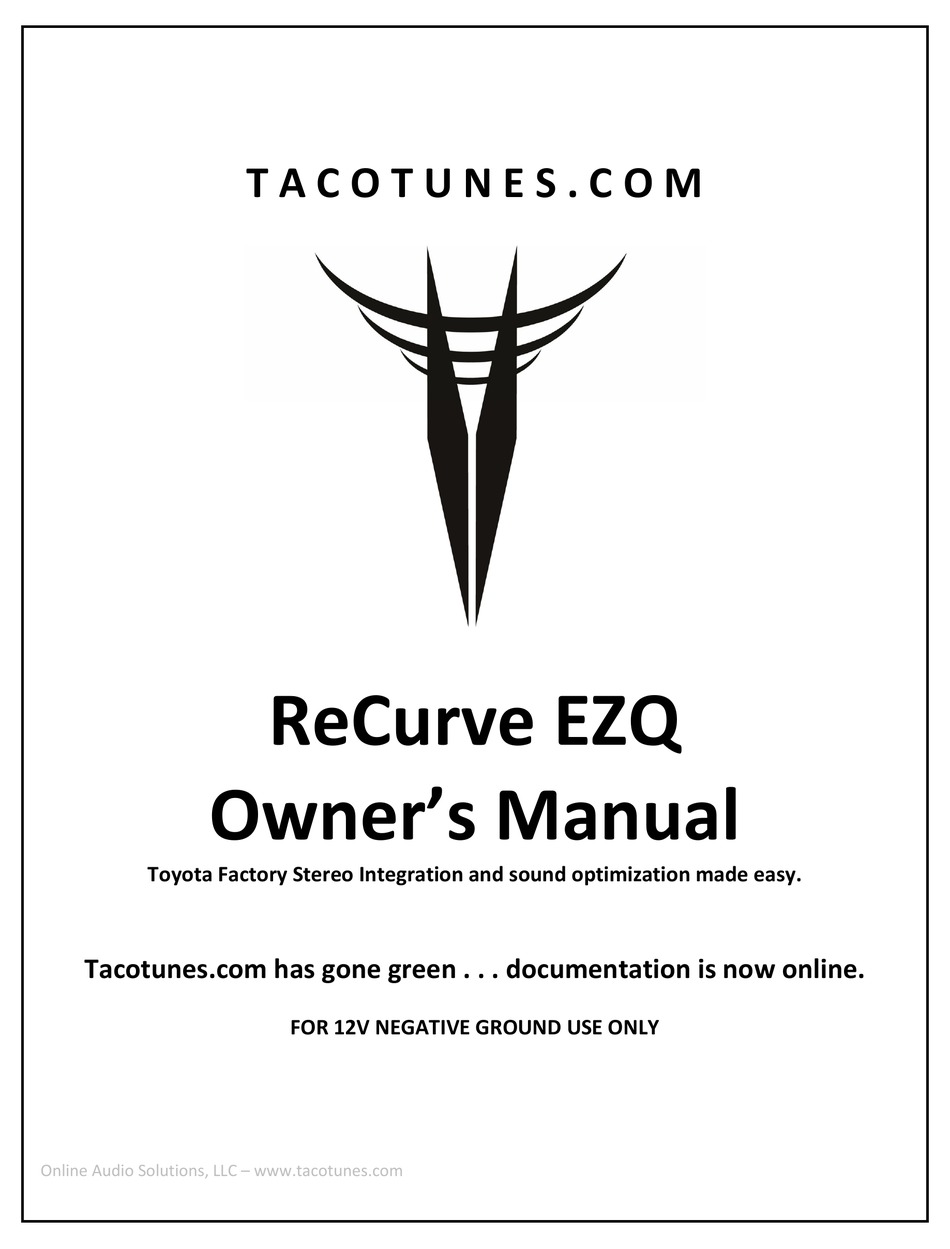 RECURVE EZQ OWNER