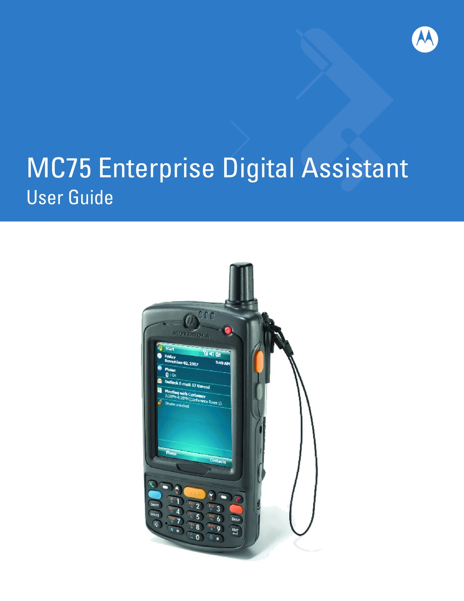 MOTOROLA MC75 USER MANUAL Pdf Download | ManualsLib