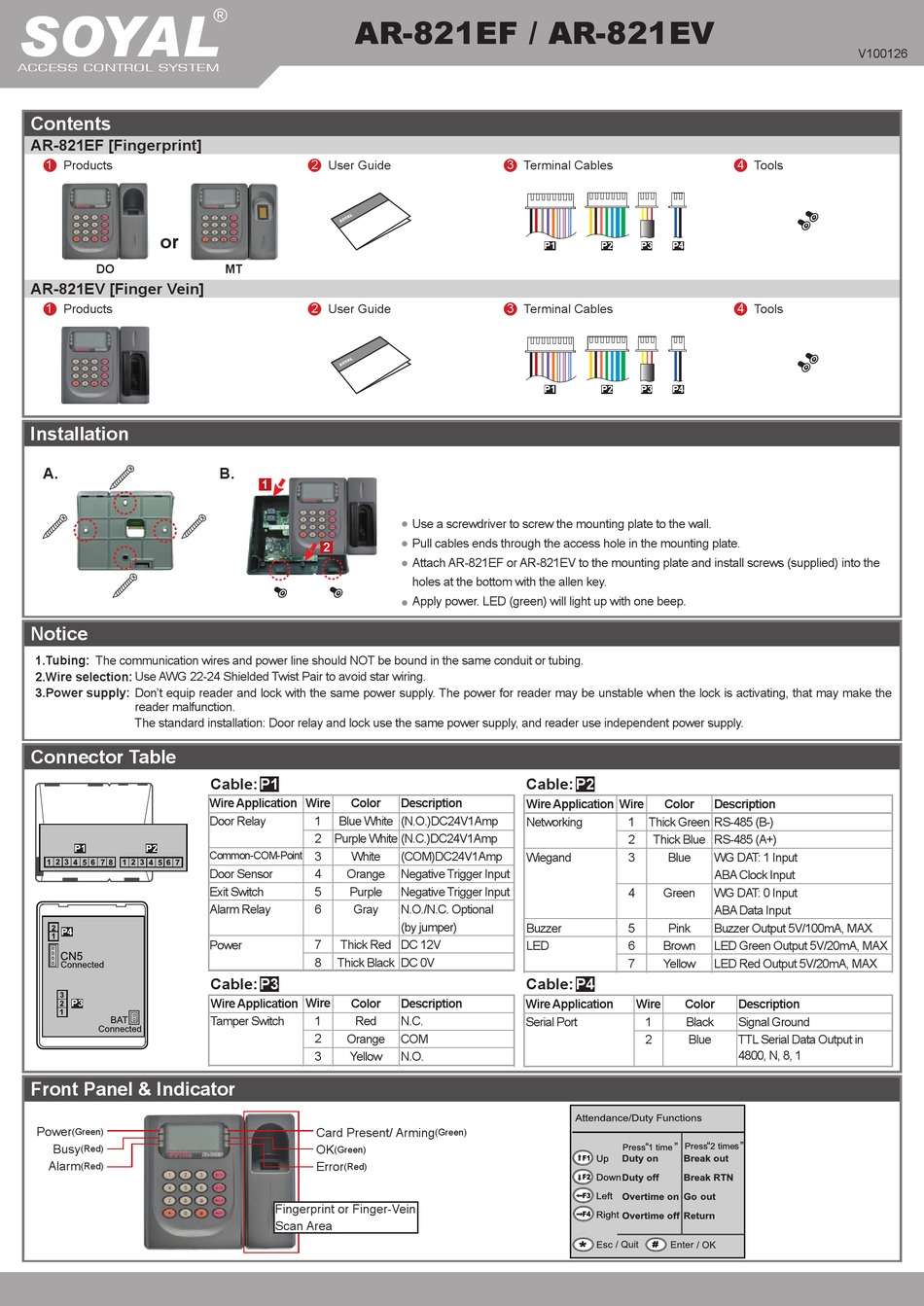SOYAL AR821EF QUICK MANUAL Pdf Download ManualsLib