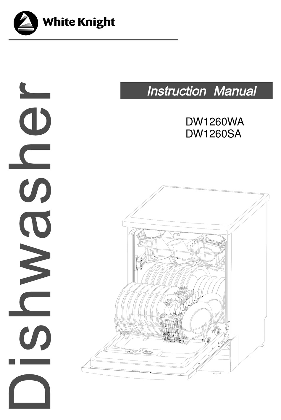 White Knight Dw1260wa Instruction Manual Pdf Download Manualslib