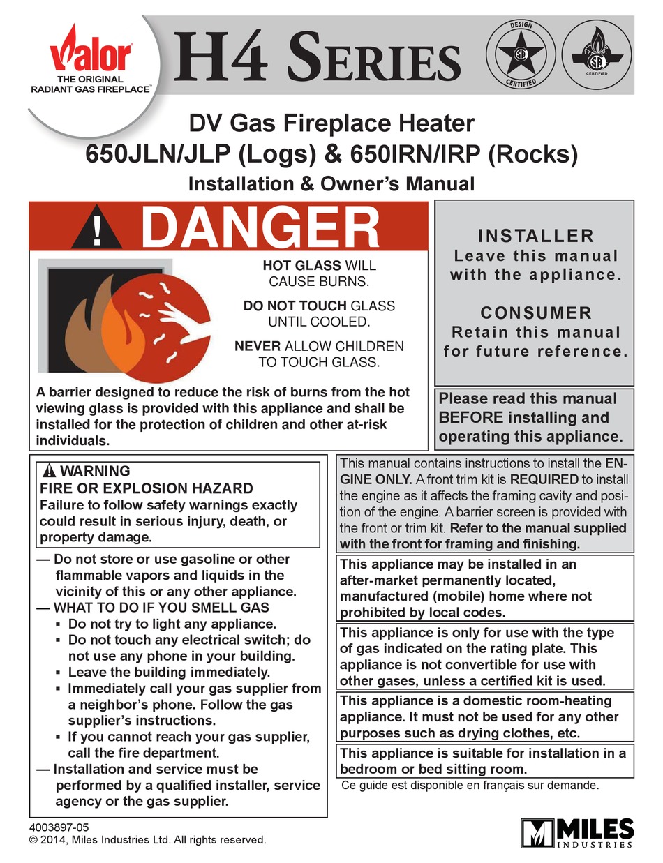 Valor 650jln Owner S Manual Pdf Download Manualslib