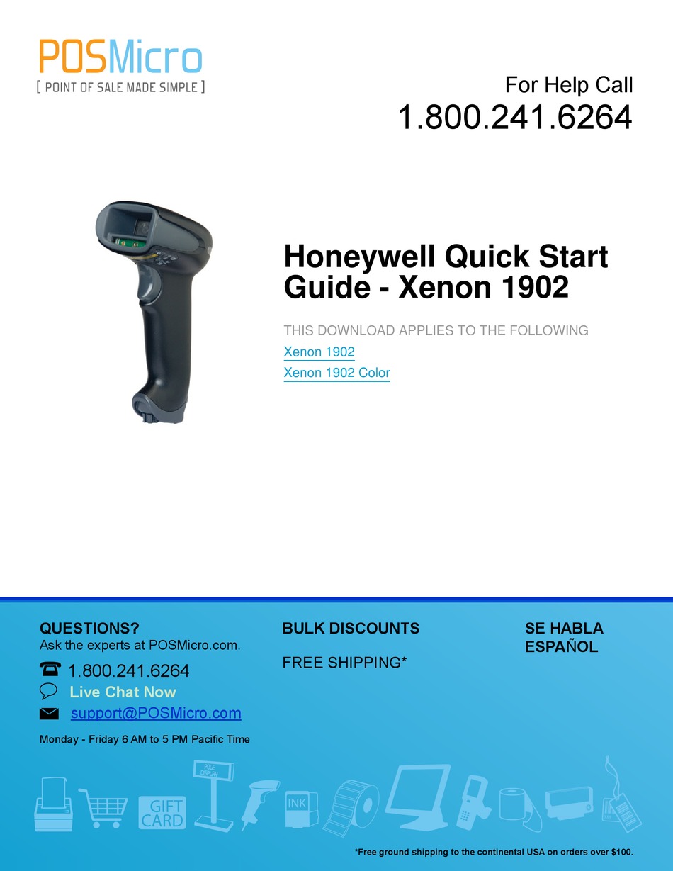 HONEYWELL XENON 1902 QUICK START MANUAL Pdf Download ManuaLib
