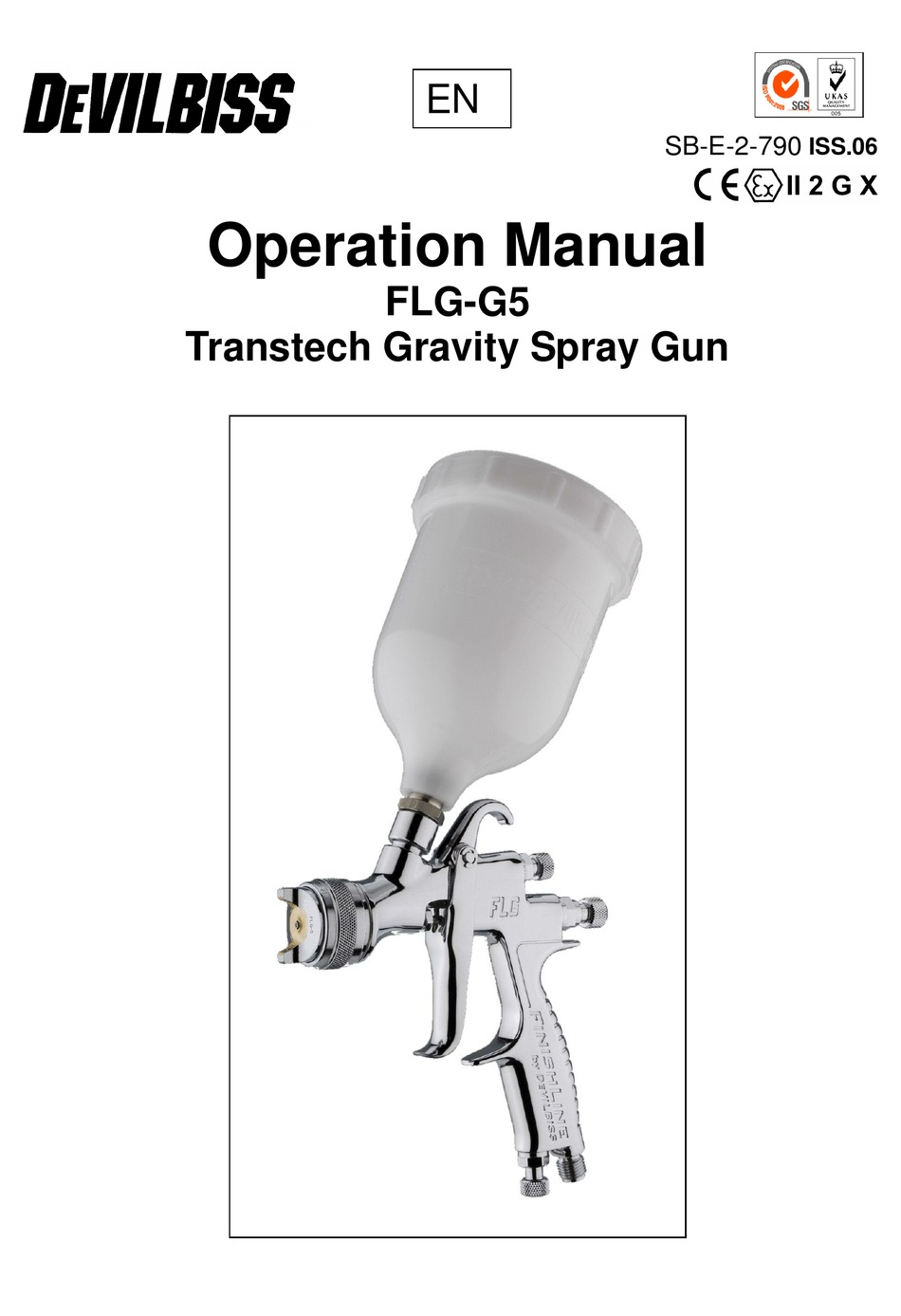 Devilbiss Flg G5 Operation Manual Pdf Download Manualslib