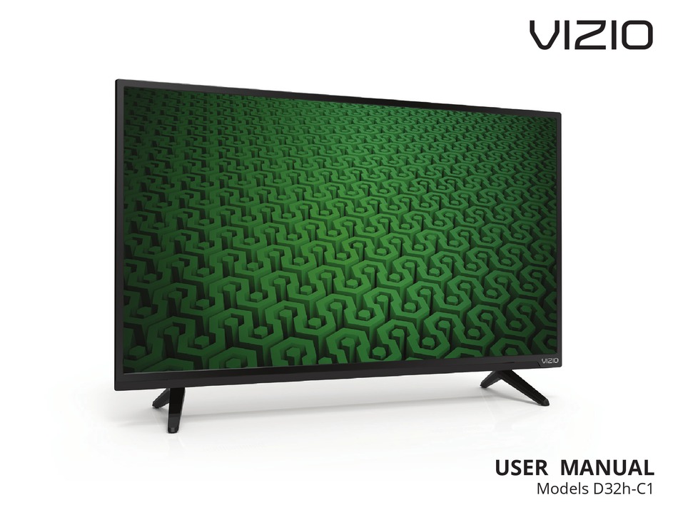 Vizio D32h C1 User Manual Pdf Download Manualslib