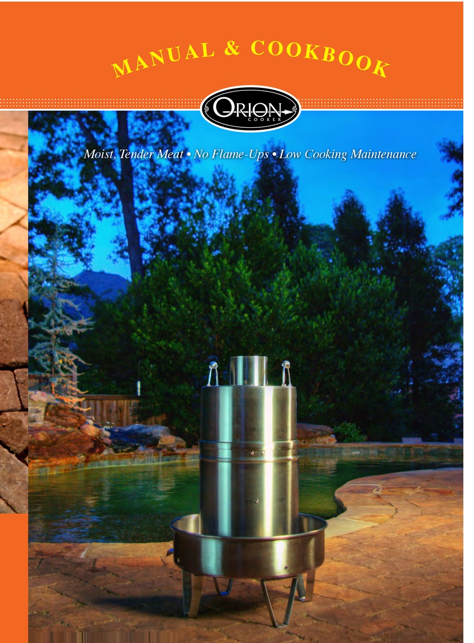ORION OUTDOORS ORION COOKER MANUAL AND COOKBOK Pdf Download ManualsLib