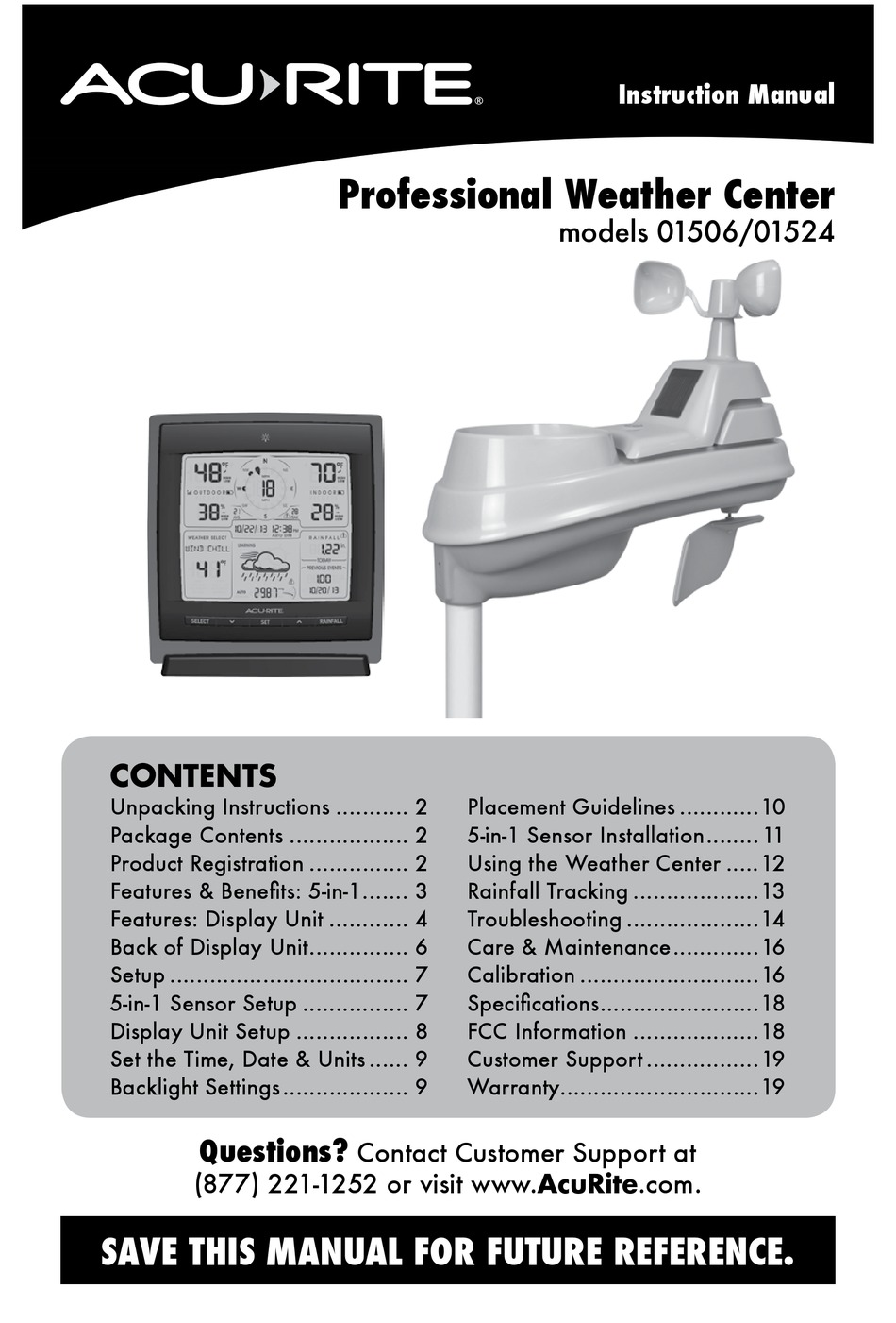 ACURITE 1506 INSTRUCTION MANUAL Pdf Download ManualsLib