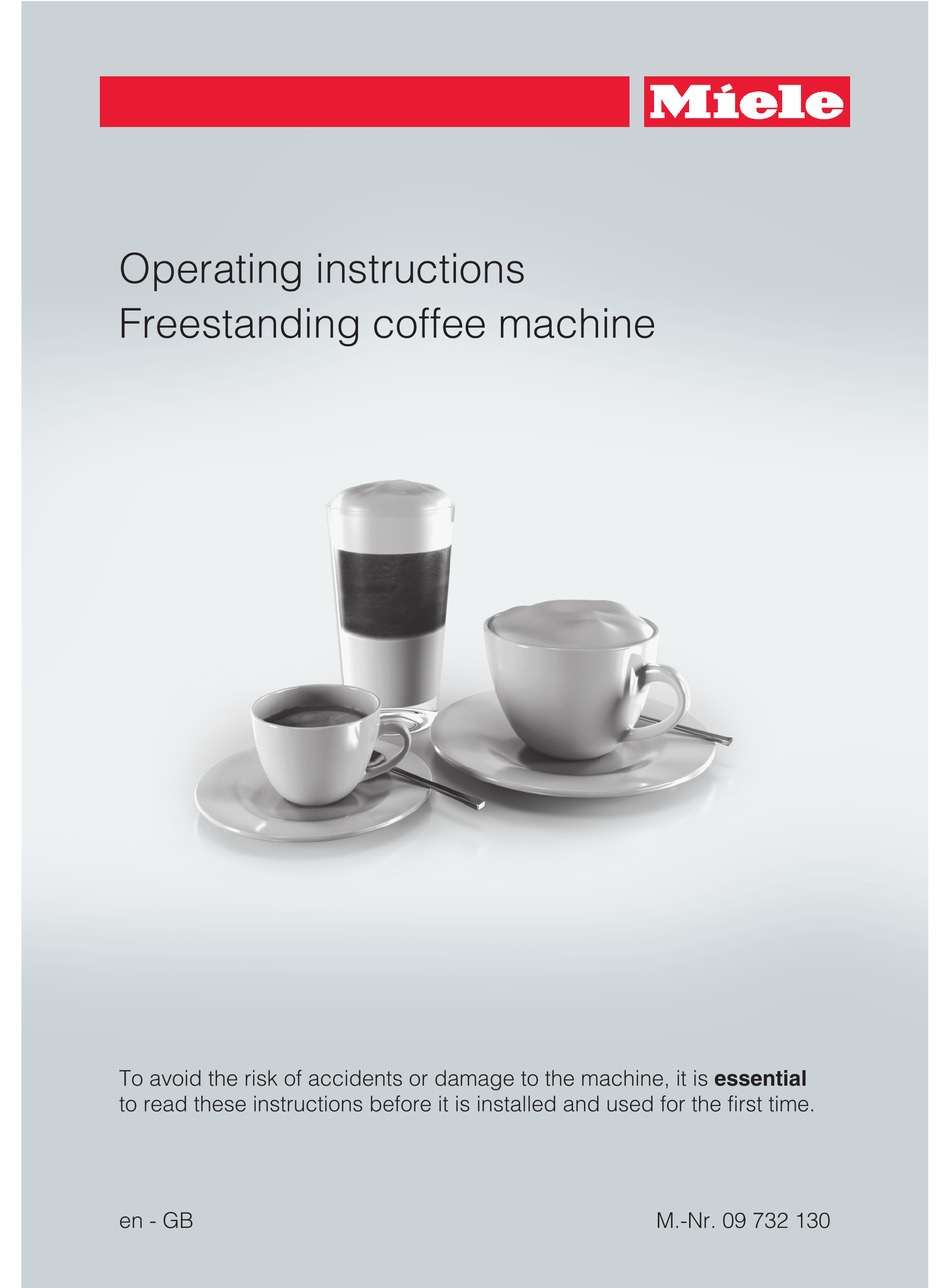 MIELE CM 6100 OPERATING INSTRUCTIONS MANUAL Pdf Download ManualsLib