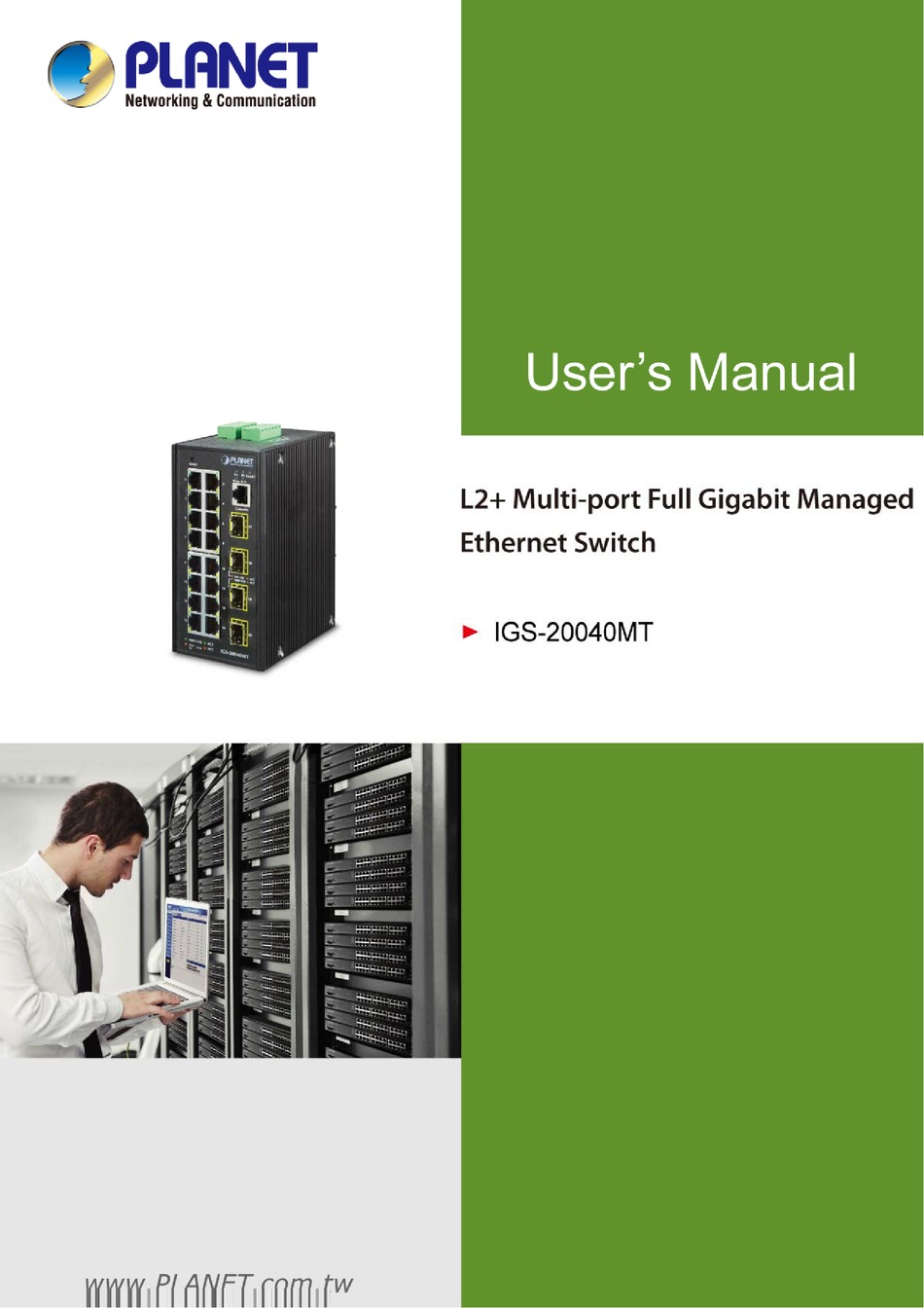 PLANET IGS-20040MT USER MANUAL Pdf Download | ManualsLib
