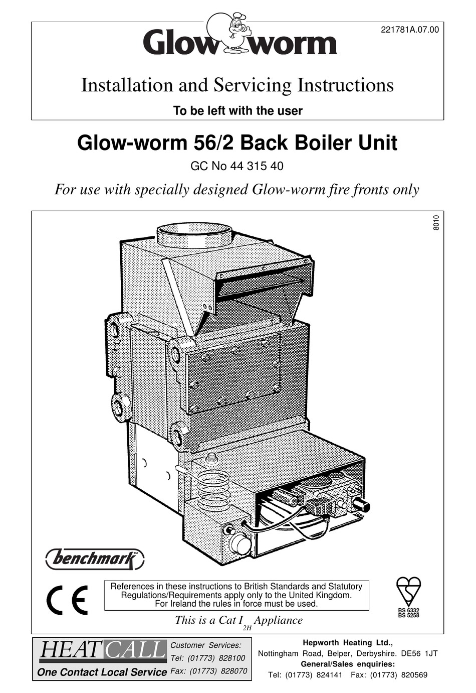GLOWWORM 56/2 INSTALLATION AND SERVICING INSTRUCTIONS Pdf Download