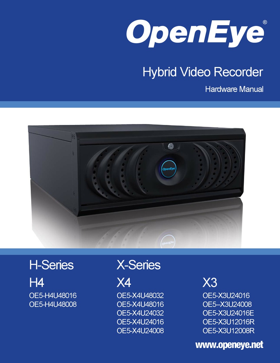 OPENEYE OE5X3U24016 HARDWARE MANUAL Pdf Download ManualsLib