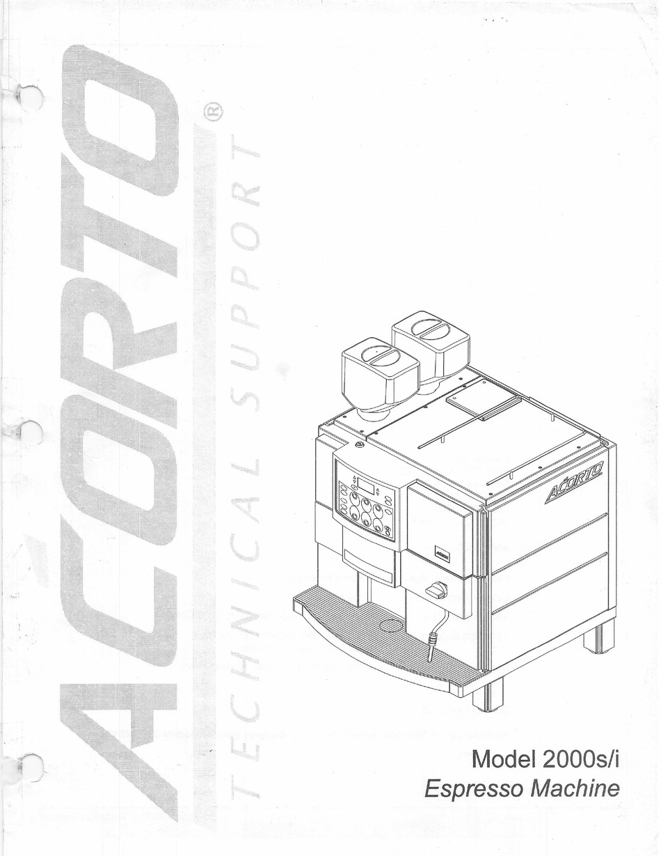 ACORTO 2000S USER MANUAL Pdf Download ManualsLib