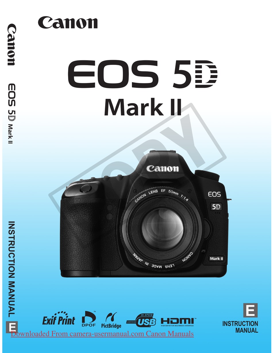 canon eos 5d mark ii manual