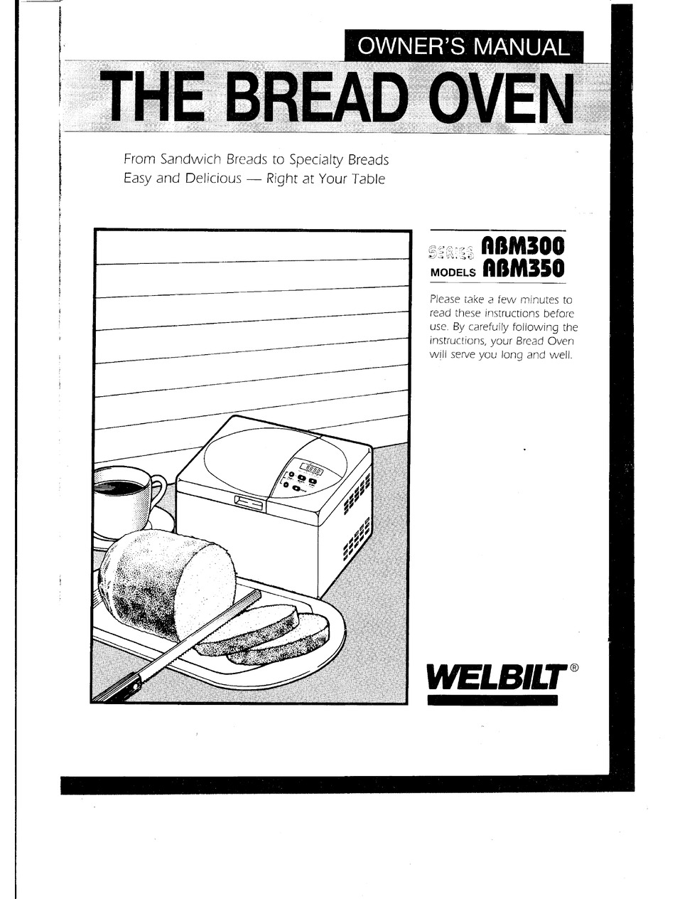 WELBILT ABM300 SERIES OWNER'S MANUAL Pdf Download ManualsLib