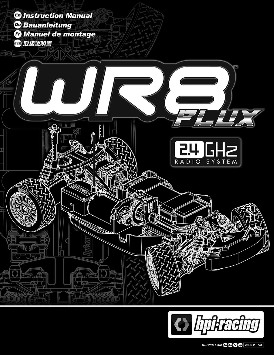 Hpi Racing Wr8 Flux Instruction Manual Pdf Download Manualslib
