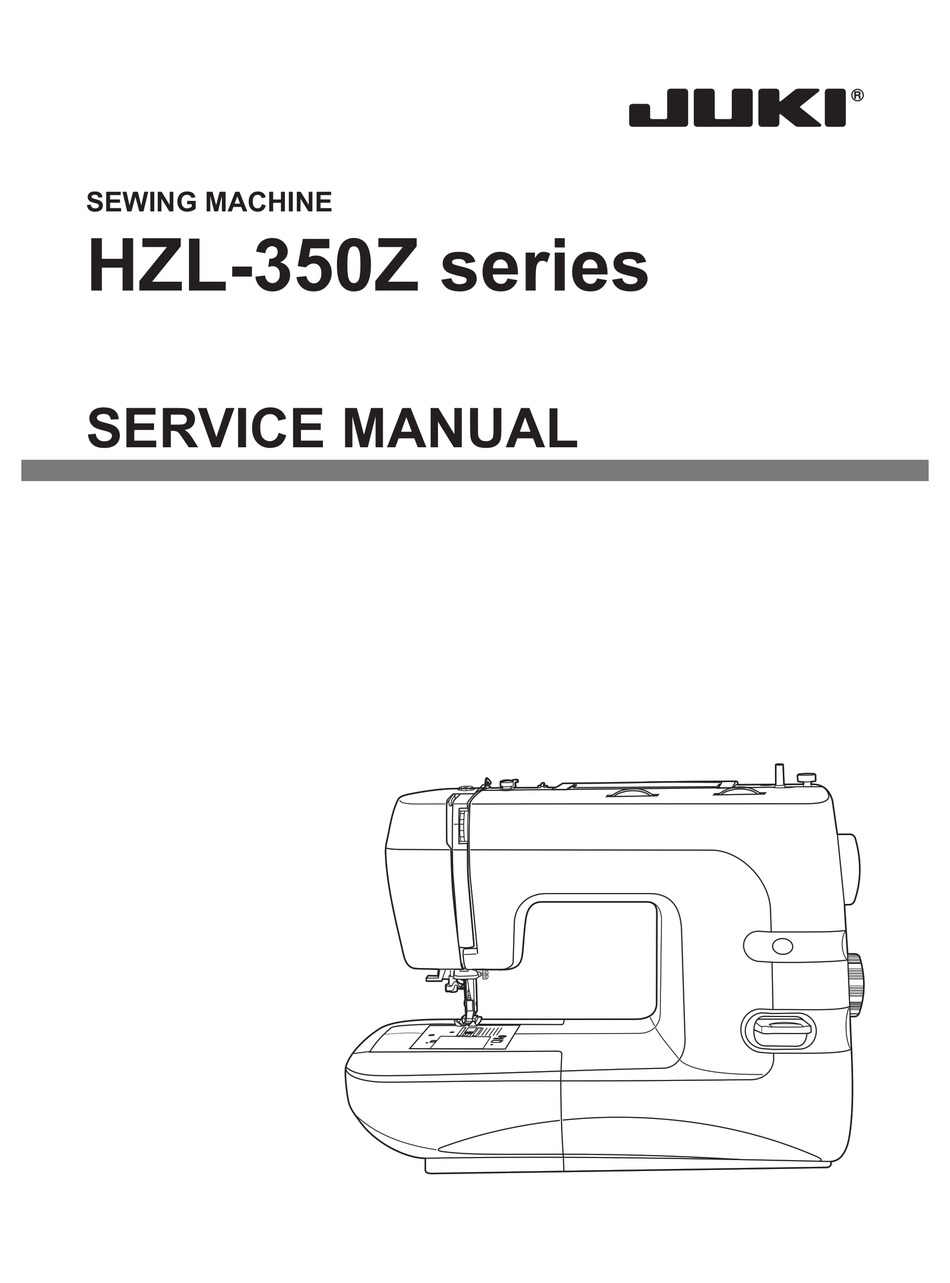 JUKI HZL350Z SERIES SERVICE MANUAL Pdf Download ManualsLib