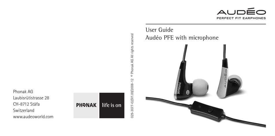 PHONAK AUDEO USER MANUAL Pdf Download | ManualsLib