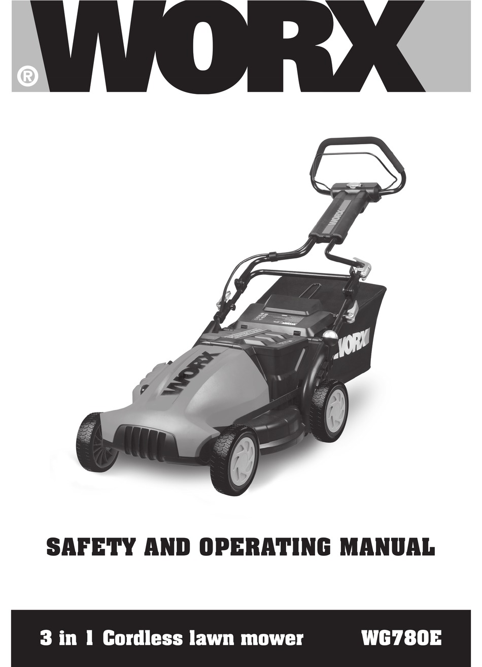 WORX WG780E SAFETY AND OPERATING MANUAL Pdf Download ManualsLib