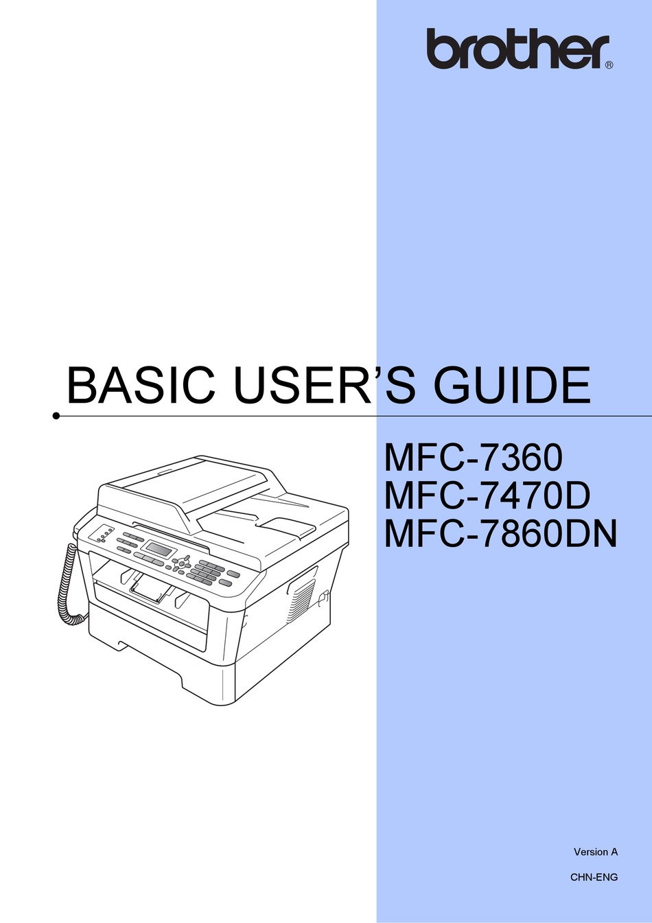BROTHER MFC-7470D BASIC USER'S MANUAL Pdf Download | ManualsLib
