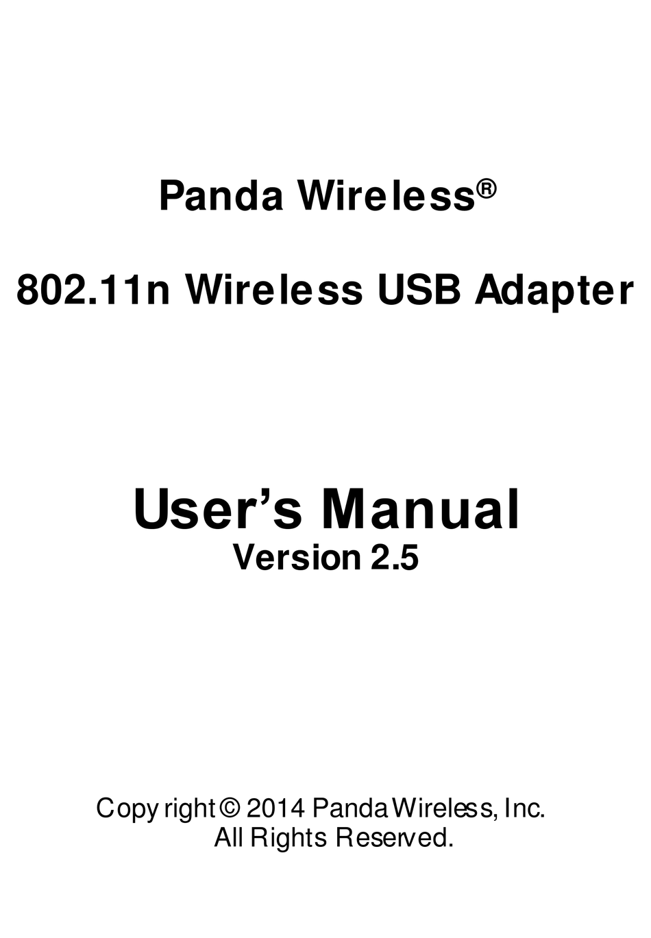 panda wireless pau05 setup