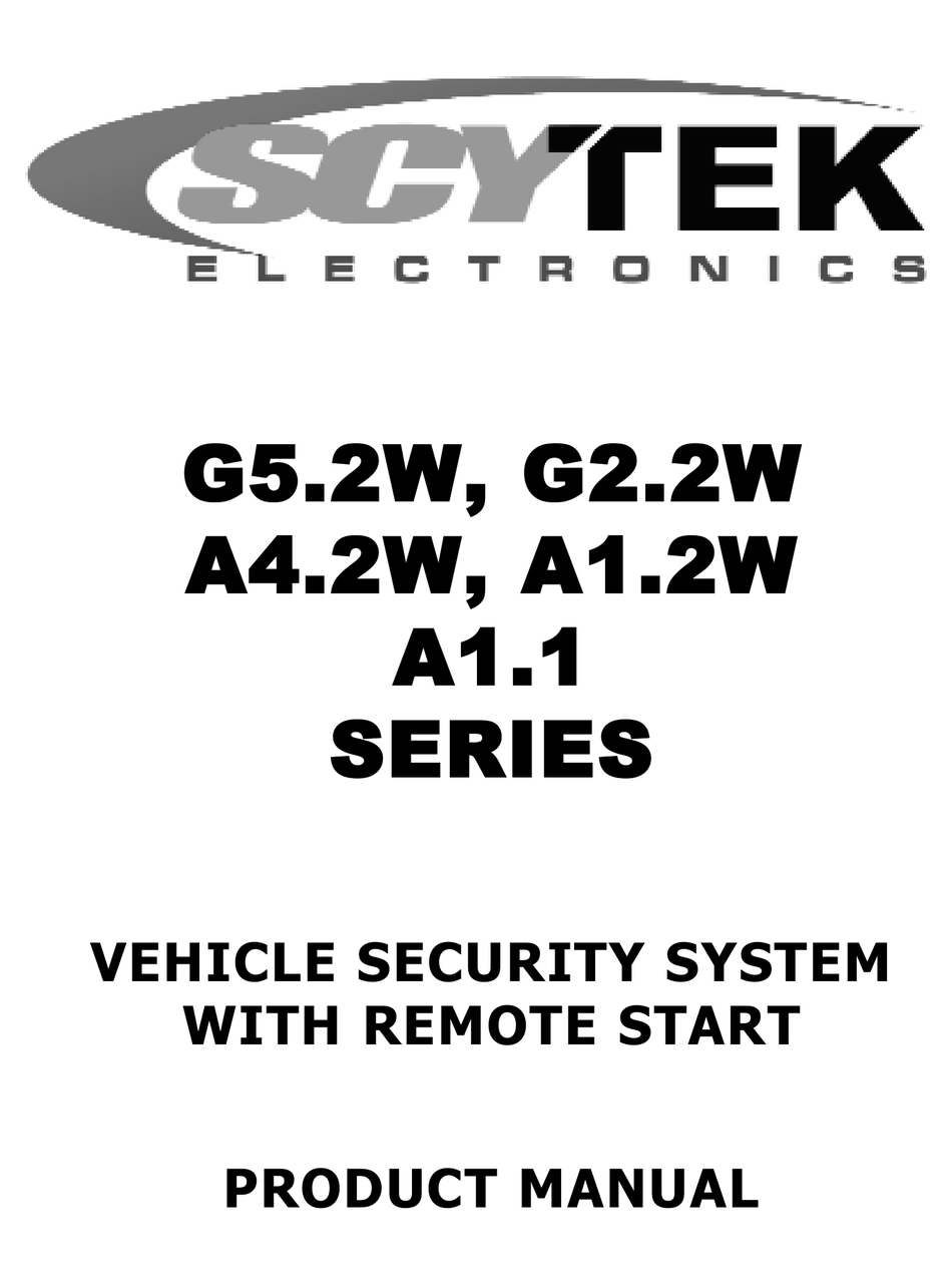 SCYTEK ELECTRONIC G5.2W SERIES PRODUCT MANUAL Pdf Download ManualsLib