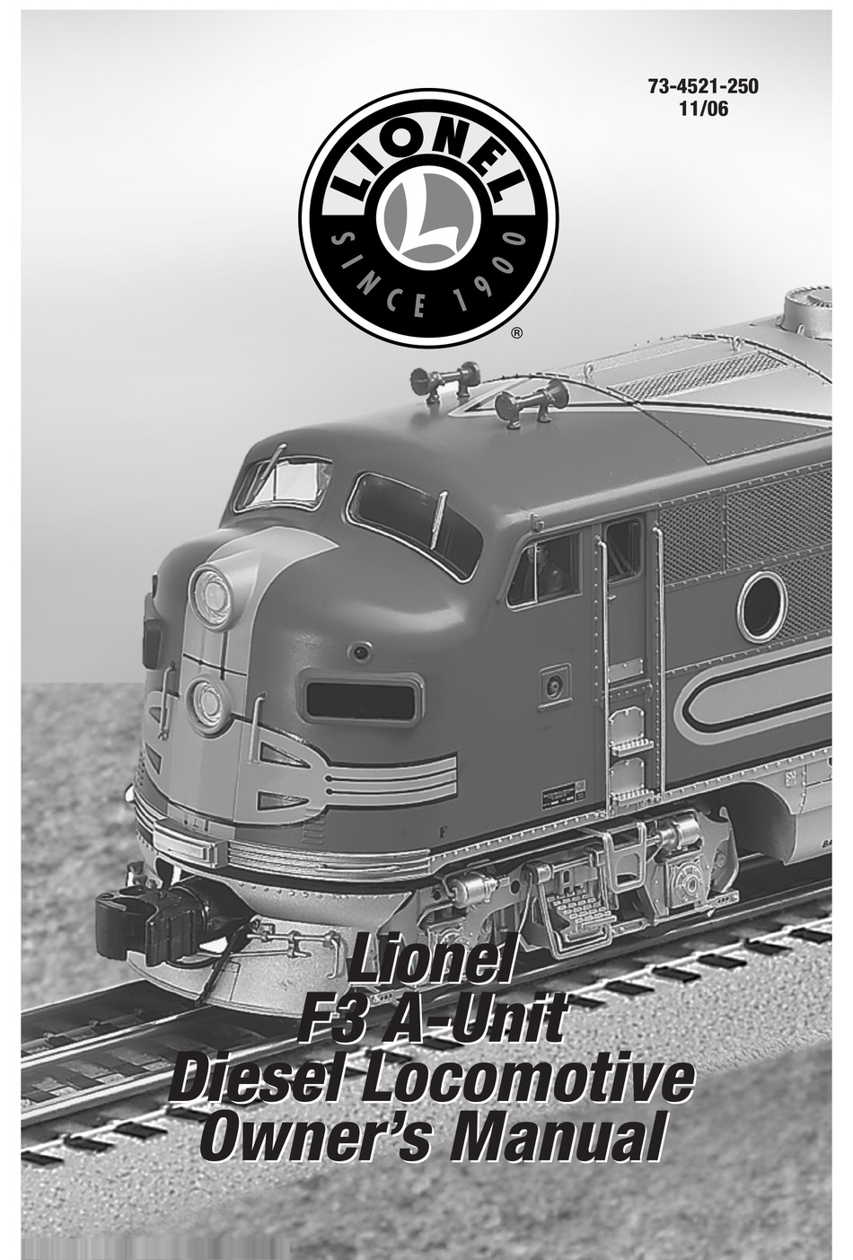 LIONEL F3 A-UNIT DIESEL LOCOMOTIVE OWNER'S MANUAL Pdf Download | ManualsLib