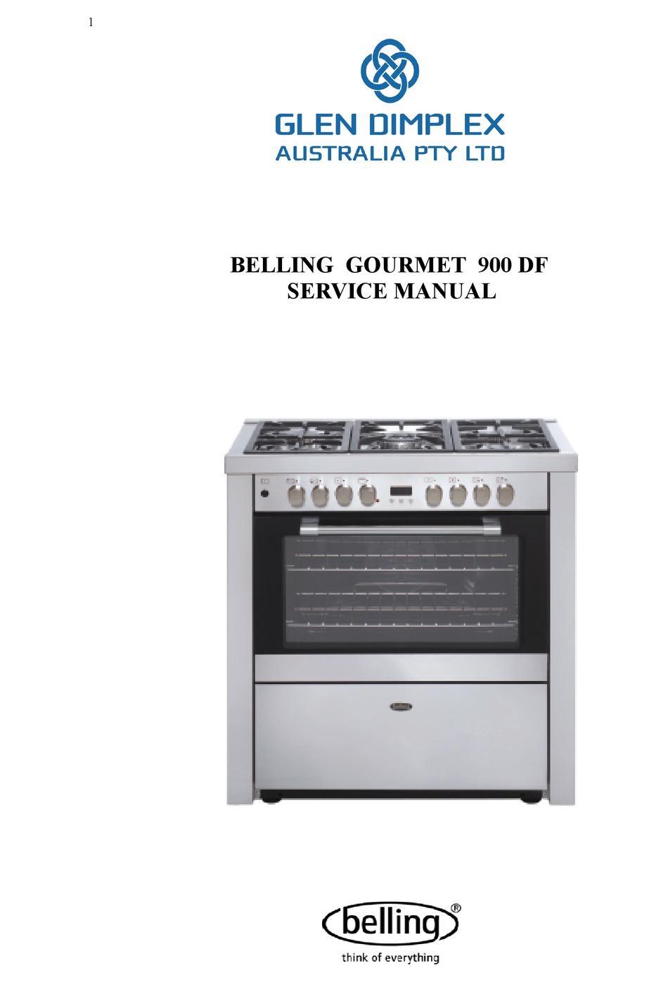 belling gourmet 90df