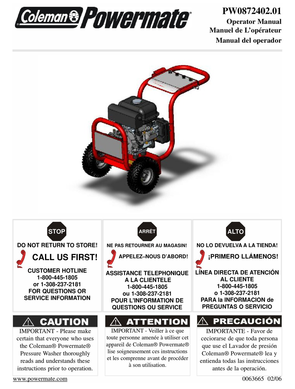 Coleman Powermate 2400 PSI Pressure Washer W/ Honda Engine | lupon.gov.ph