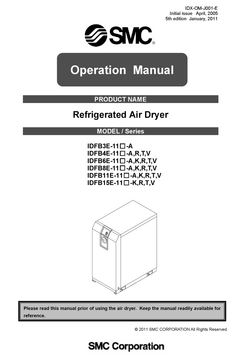 SMC NETWORKS IDFB3E-11 OPERATION MANUAL Pdf Download | ManualsLib