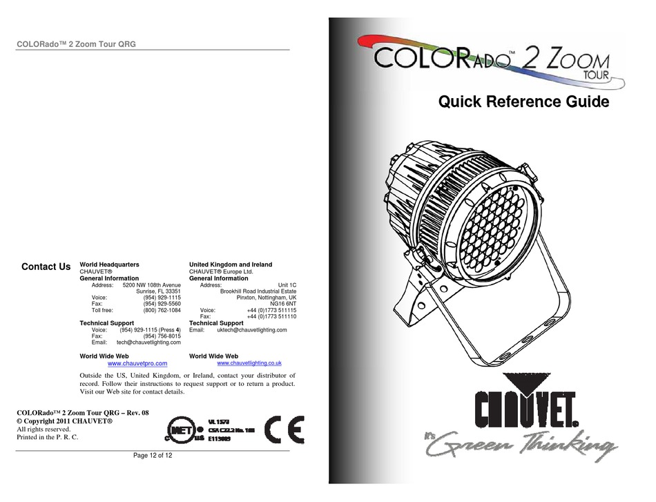 colorado zoom tour manual