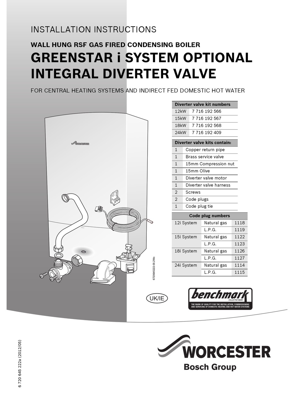 WORCESTER GAS BOILER INSTALLATION INSTRUCTIONS MANUAL Pdf Download