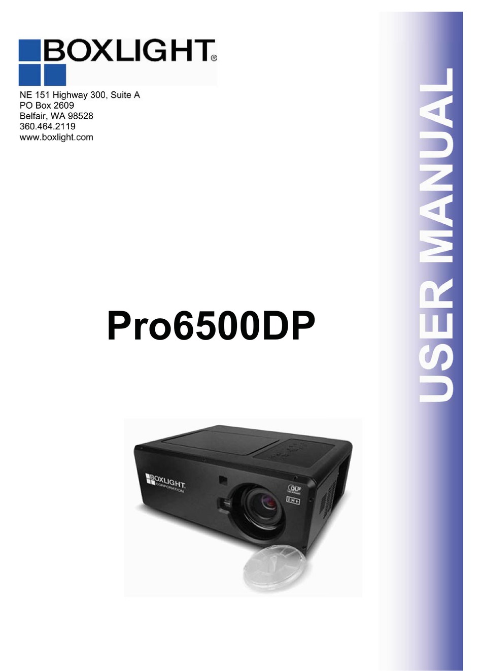 BOXLIGHT PRO6500DP USER MANUAL Pdf Download ManualsLib