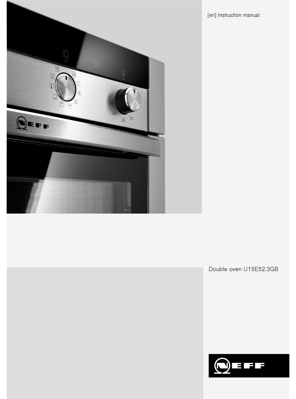 neff u15e42n0gb double electric oven