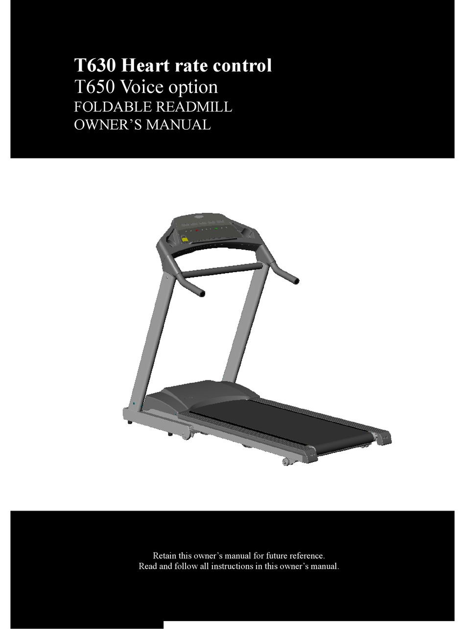 Healthstream treadmill manual hot sale