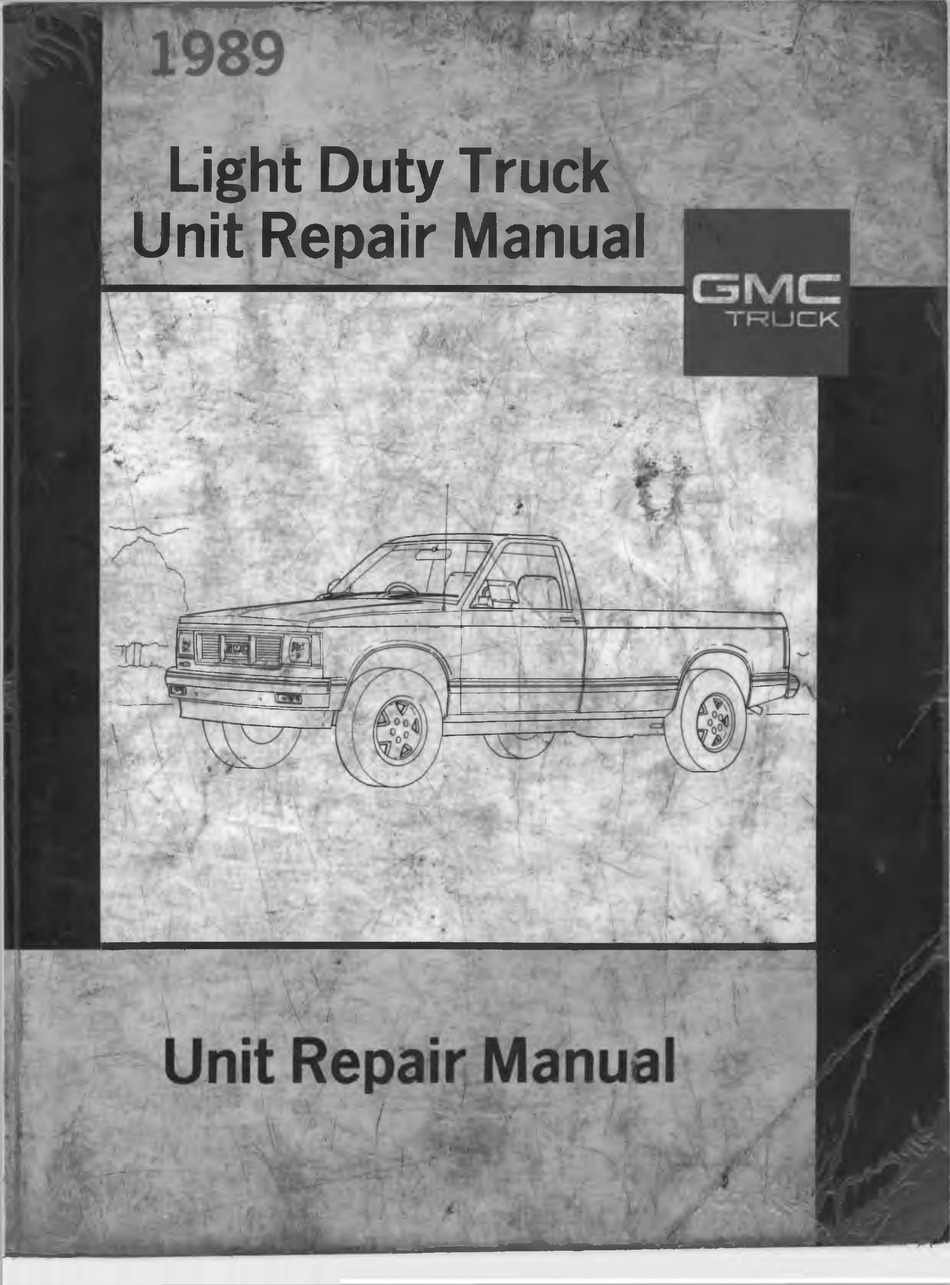 GMC 1989 LIGHT DUTY TRUCK REPAIR MANUAL Pdf Download ManualsLib