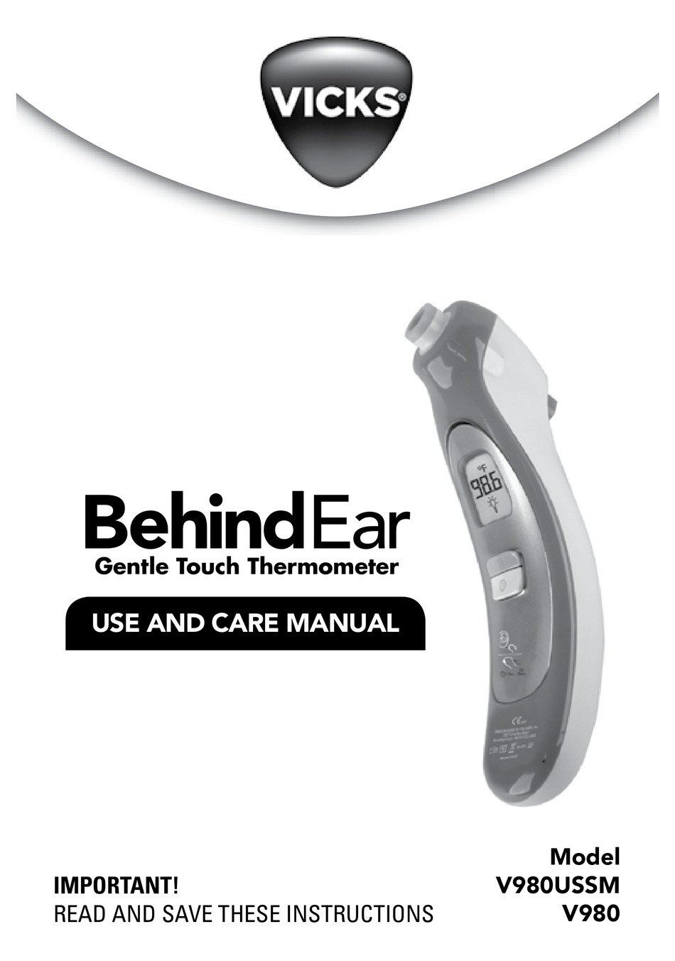 VICKS V980USSM INSTRUCTION MANUAL Pdf Download | ManualsLib