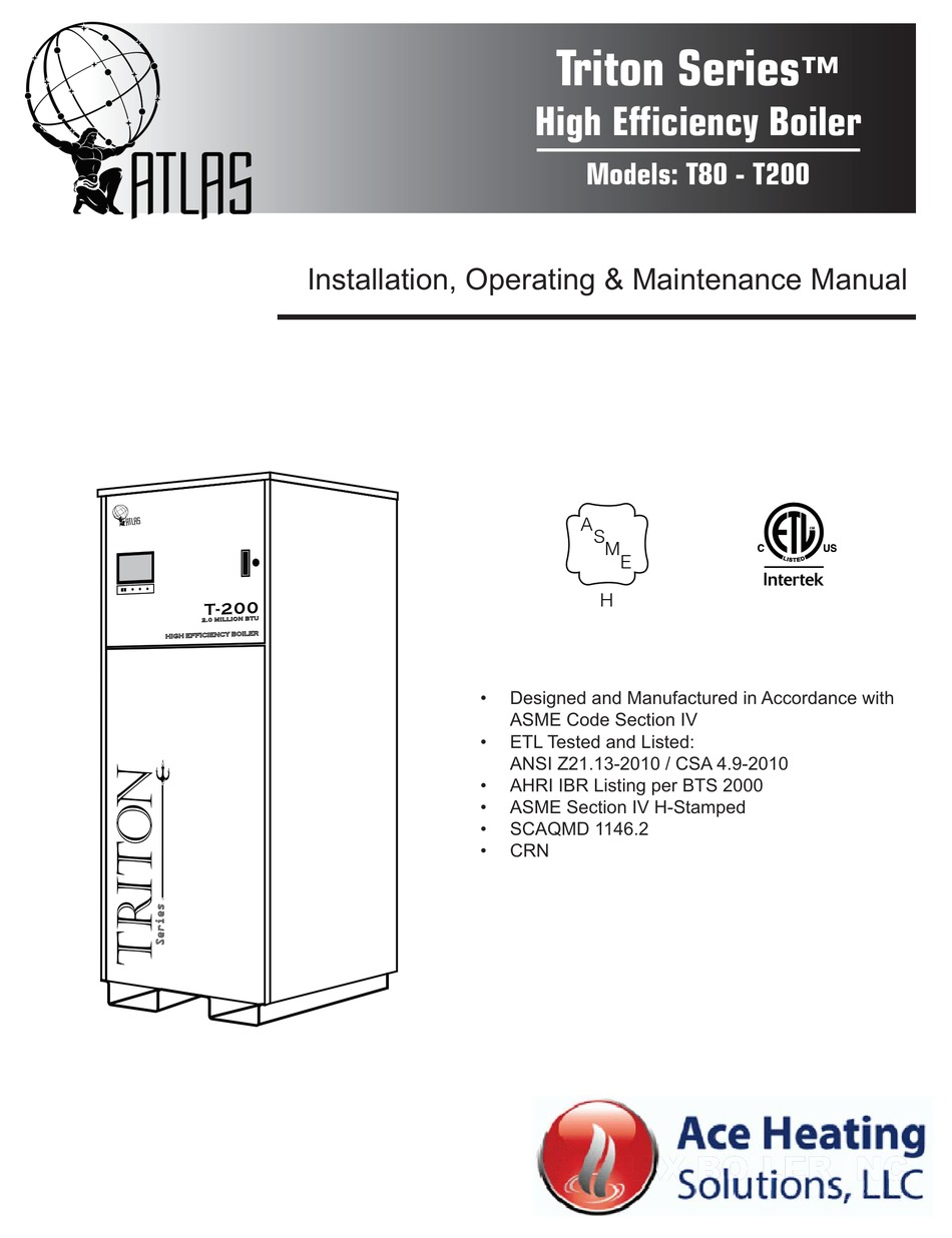 ATLAS TRITON T80 OPERATING MANUAL Pdf Download ManualsLib