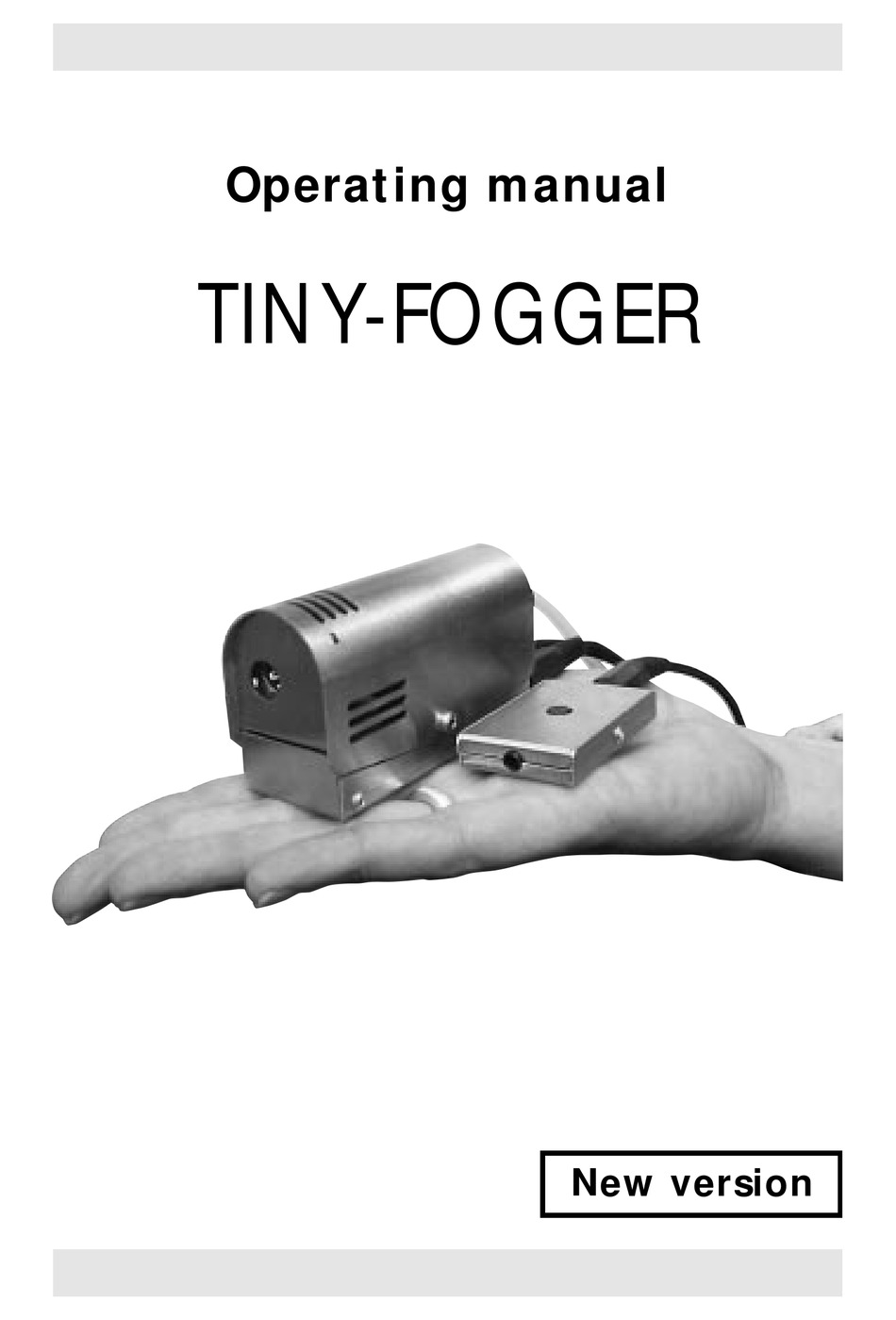 LE MAITRE TINYFOGGER OPERATING MANUAL Pdf Download ManuaLib