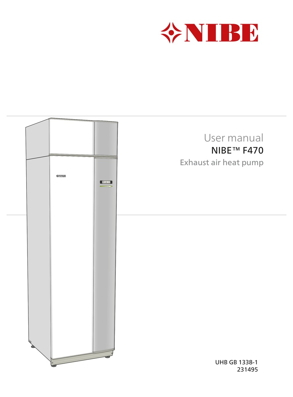 NIBE F470 USER MANUAL Pdf Download ManualsLib