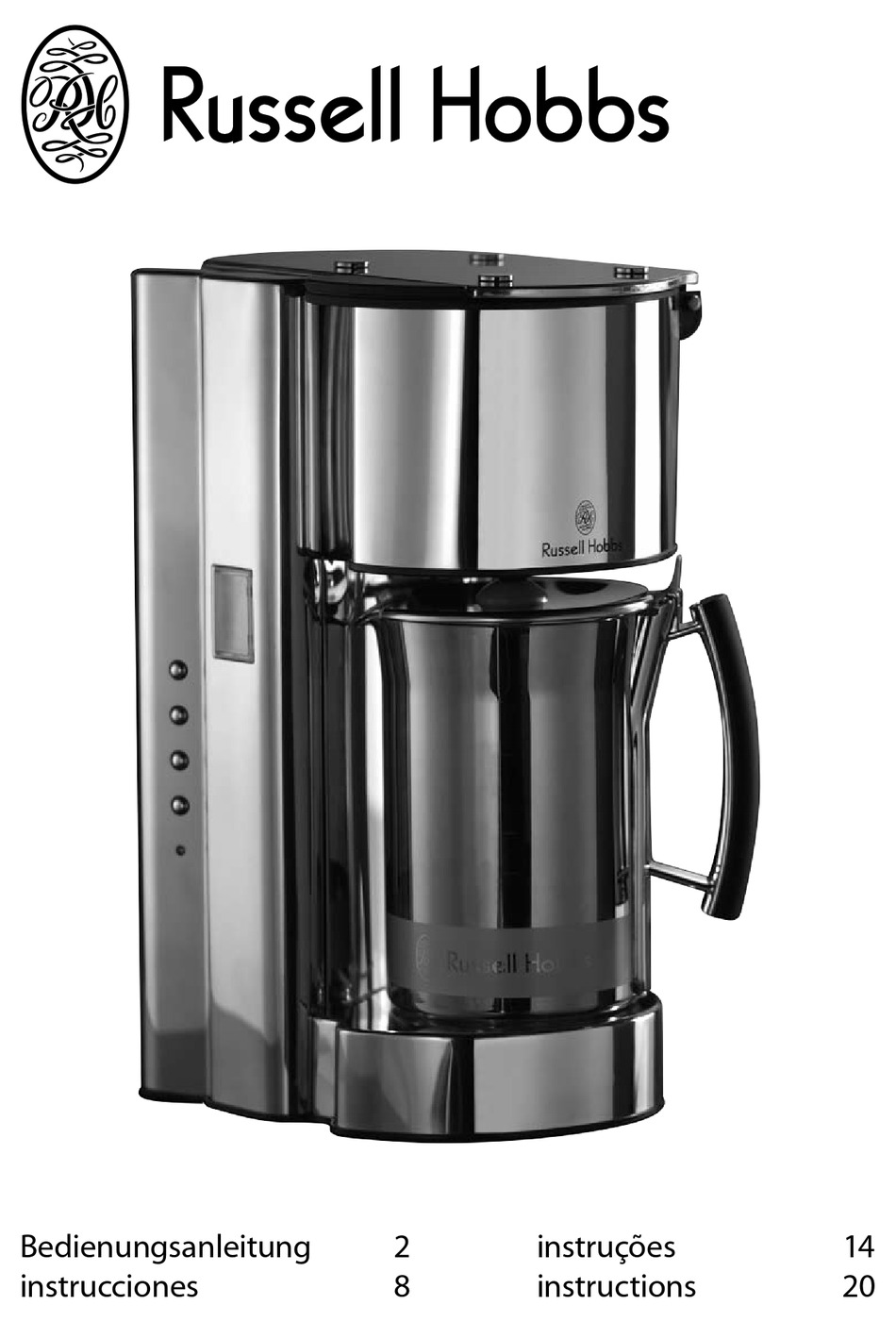 RUSSELL HOBBS COFFEE MACHINE INSTRUCTIONS MANUAL Pdf Download ManualsLib