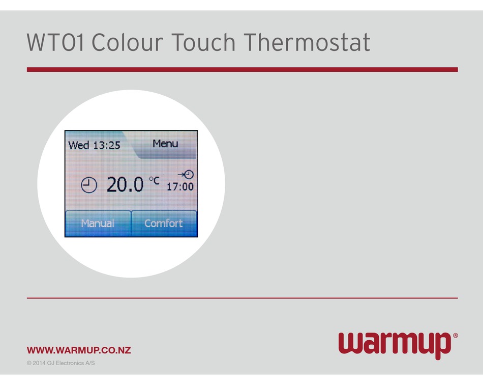 warmup thermostat troubleshooting