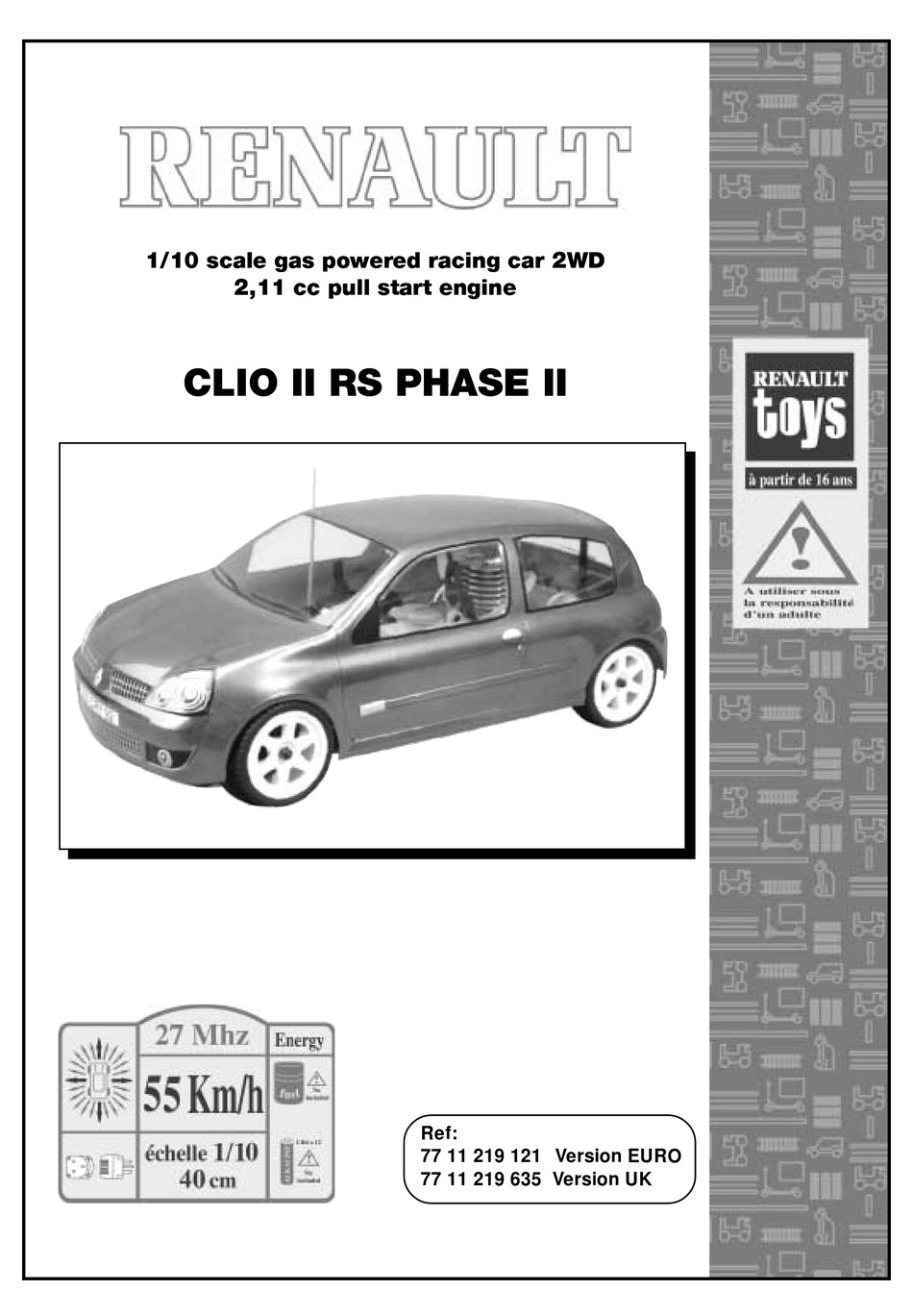 RENAULT CLIO II RS PHASE II INSTRUCTION MANUAL Pdf