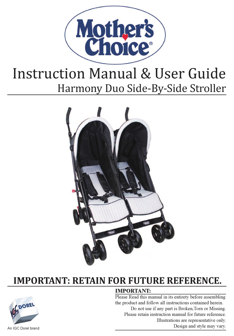 harmony baby stroller
