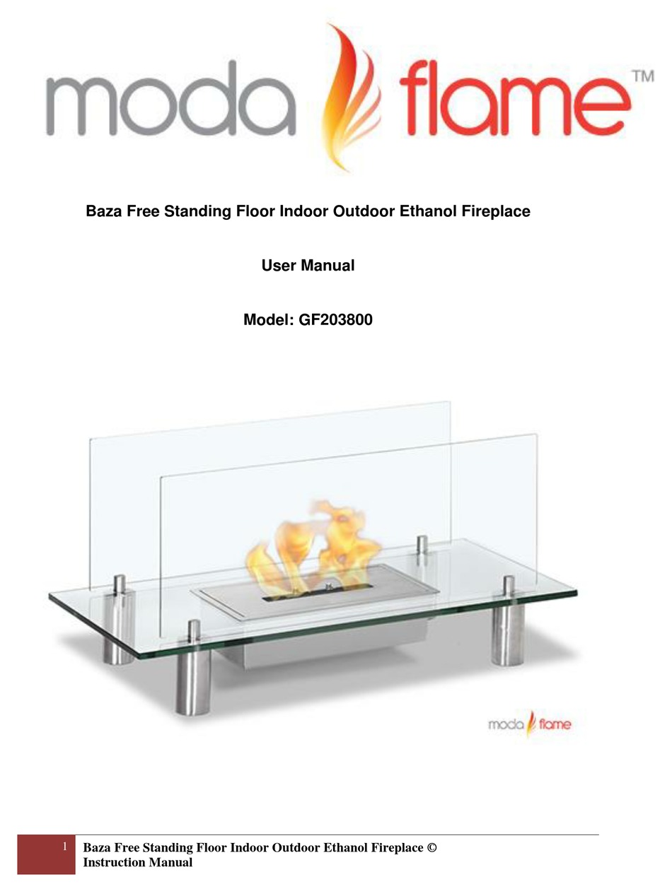 MODA FLAME GF203800 USER MANUAL Pdf Download ManualsLib