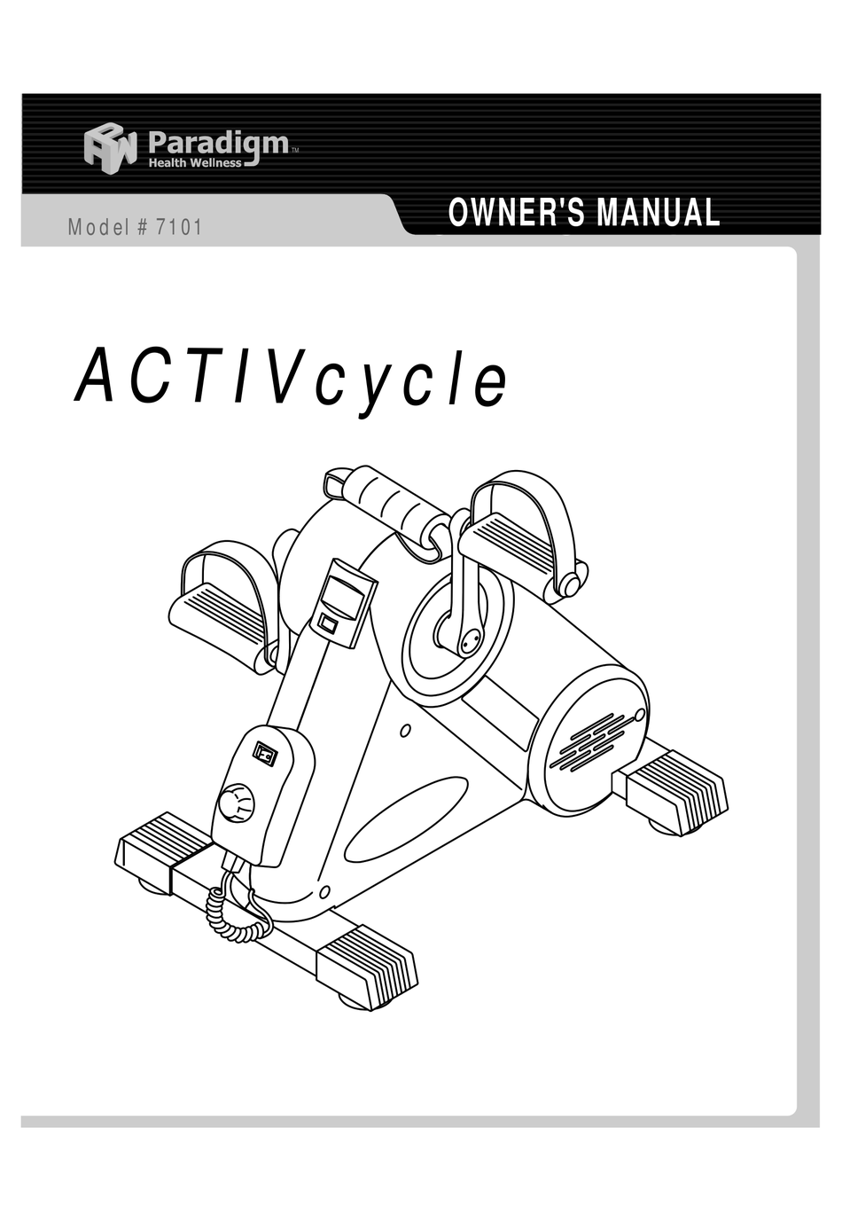 Activcycle discount model 7101