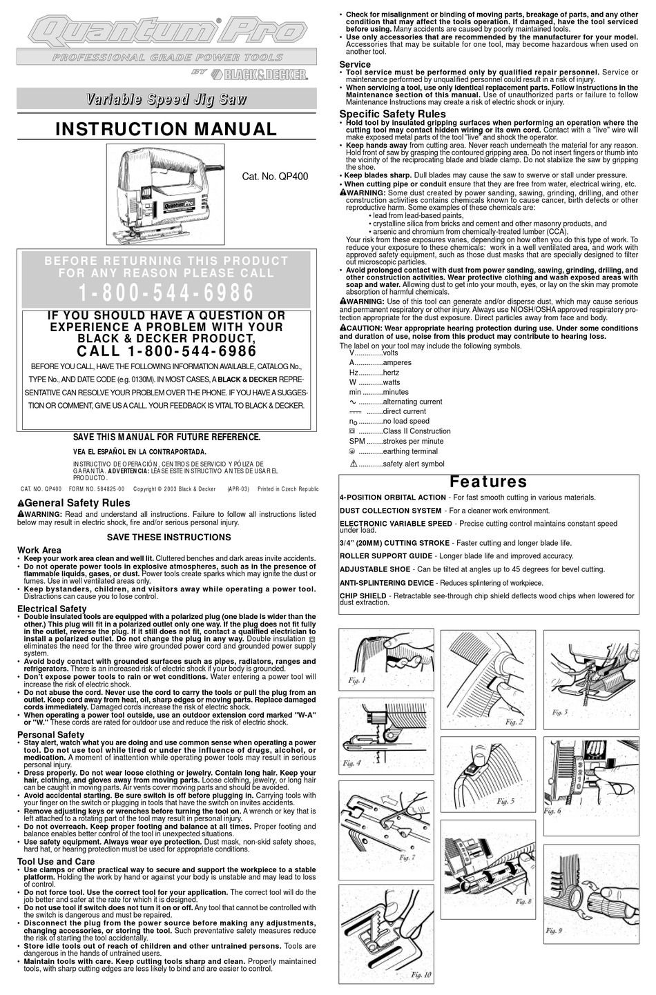 User manual Black & Decker BL6010 (English - 28 pages)
