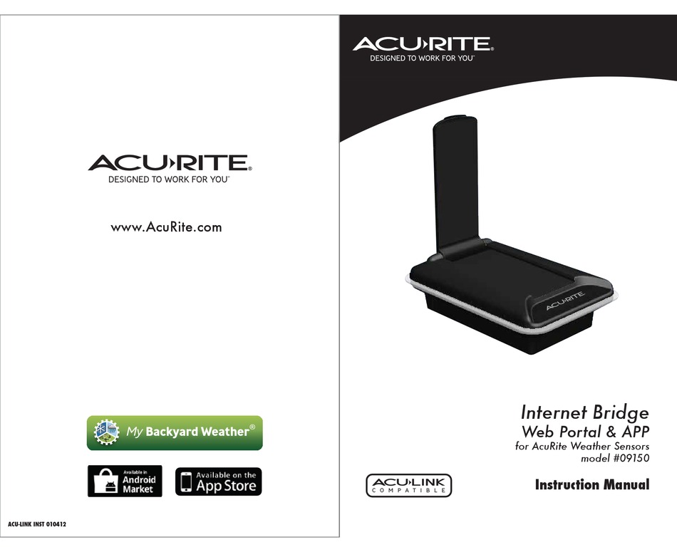 ACURITE 9150 INSTRUCTION MANUAL Pdf Download ManualsLib