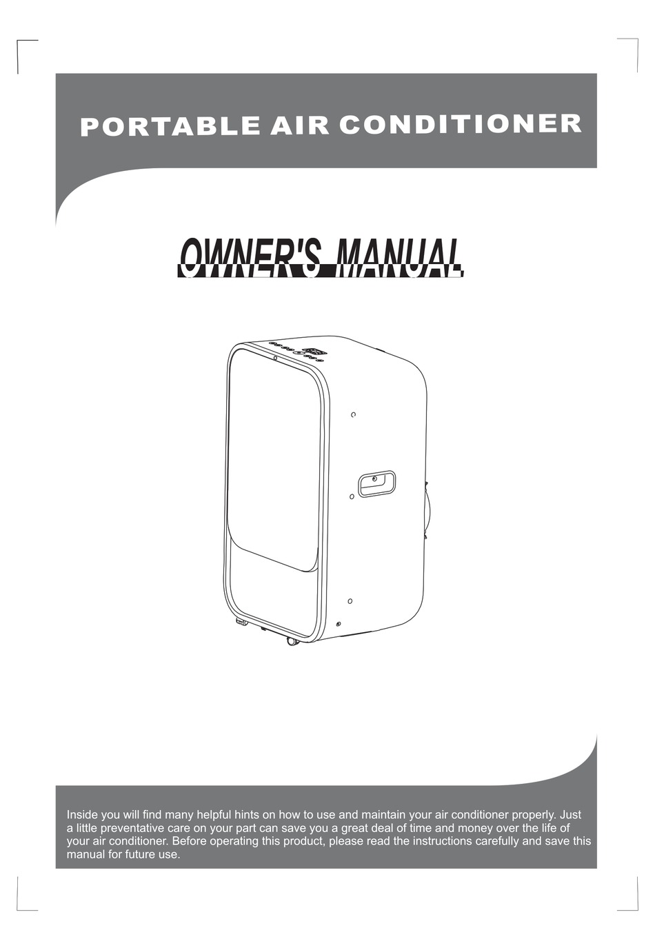 Midea Portable Air Conditioner Owner S Manual Pdf Download Manualslib